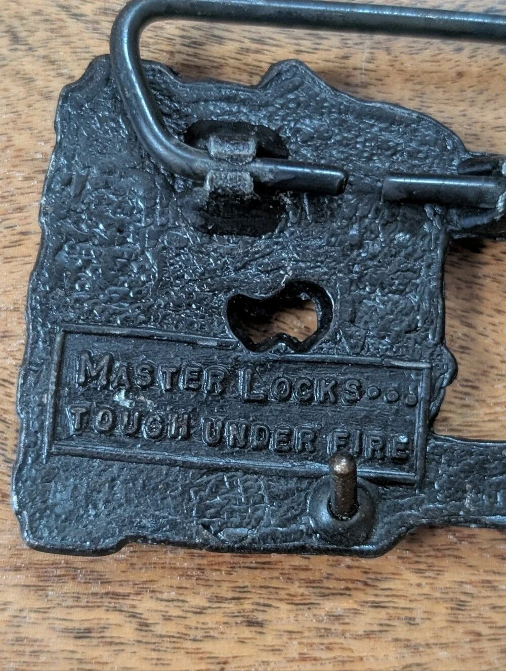 Master Lock Vintage Brass Belt Buckle (OS)